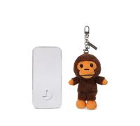 A BATHING APE® ape plush keyring - Brown One Size
