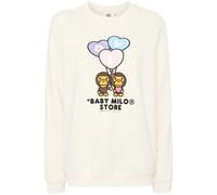 A BATHING APE® Baby Milo crew neck sweatshirt - Neutrals S-M-L