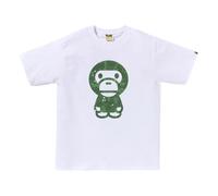 A Bathing Ape Bitmap Big Baby Milo Tee 'White' 2K80-110-009-WHITE XL