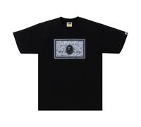 A Bathing Ape Card T-Shirt 'Black Silver' 1K25-110-002-BLACK-SILVER S