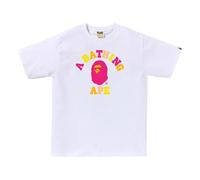 A Bathing Ape Colors College T-Shirt 'White' 1L30-110-019-WHT L