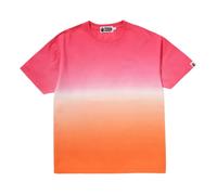 A Bathing Ape Gradation Big College Oversized T-Shirt 'Pink' 1L30-209-007-PNK S