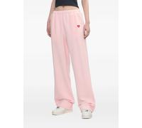 A BATHING APE® heart-patch track pants - Pink XS-S