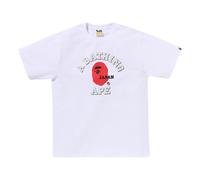A Bathing Ape Japan College Tee 'White' 1K22-110-019-WHITE M