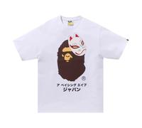 A Bathing Ape Japanese Fox Mask Tee 'White' 1K72-110-133-WHITE M