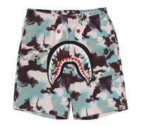A Bathing Ape Map Camo Regular Fit Shark Sweat Shorts 'Multicolor' 1L30-153-001-MULTI S