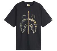 A Bathing Ape Men's 1St Camo Separate Shark Tee Black