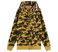 A Bathing Ape Men's 1st Camo Shark Zip Hoodie Yellow