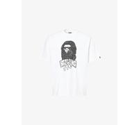 A Bathing Ape Mens A Bathing Ape Bape Hand Drawn Ape Graphic-Print Cotton T-Shirt White L