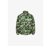 A Bathing Ape Mens A Bathing Ape Bape x Spotify x Syna Camo-Print Woven Jacket Green L