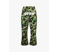 A Bathing Ape Mens A Bathing Ape Bape x Spotify x Syna Camouflage-Print Cotton-Blend Jogging Bottoms Green L