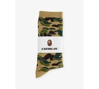 A Bathing Ape Mens A Bathing Ape Camo-Print Stretch-Cotton Socks Green L