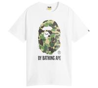 A Bathing Ape Men's ABC Camo By Bathing Ape T-Shirt White/Green