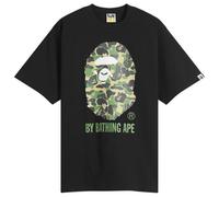 A Bathing Ape Men's Abc Camo By Bathing Ape Tee Black X Green