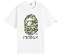 BAPE - A Bathing Ape Abc Camo T-Shirt (White/Green - M) - Size M