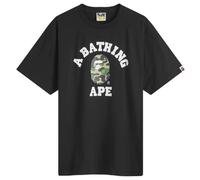 A Bathing Ape Men's ABC Camo College T-Shirt Black/Green