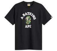 A Bathing Ape Men's ABC Camo College T-Shirt Black/Green Large