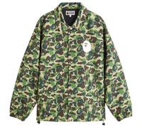 A Bathing Ape Men's Abc Camo Nyc Logo Coach Jacket Green