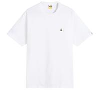 A Bathing Ape Men's Abc Camo One Point Tee White X Green