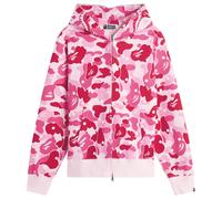 A Bathing Ape Men's ABC Dot Shark Zip Hoodie Pink