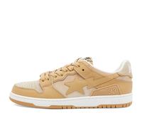 A Bathing Ape Men's Bape Sk8 Sta #4 Sneaker Beige