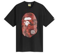 A Bathing Ape Men's Camo Big Ape Head T-Shirt Black/Red