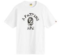 A Bathing Ape Men's City Camo College T-Shirt White