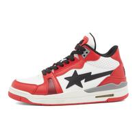 A Bathing Ape Men's Clutch Sta #1 Mid Sneaker Red