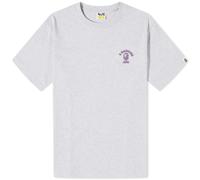 A Bathing Ape Men's College One Point T-Shirt Grey