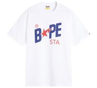 A Bathing Ape Men's Colors Bape Sta Tee White