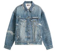 A Bathing Ape Men's Fake Print Trucker Jacket Light Indigo