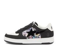 A Bathing Ape Men's Floral Patterned Bape Sta 2 Sneaker Black UK 7