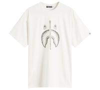 A Bathing Ape Men's Garment Dye Shark T-Shirt Ivory