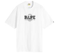 A Bathing Ape Men's Graffiti Logo Relaxed Fit Tee White