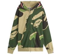 A Bathing Ape Men's Mega ABC Double Shark Zip Hoodie Green 2XL