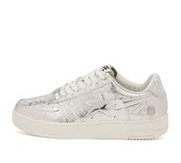 A Bathing Ape Men's Metalic Bape Sta Sneaker Silver
