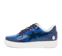 A Bathing Ape Men's Patent Bape Sta Icon Sneaker Navy