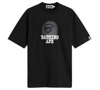 A Bathing Ape Men's Spray Ape Head Logo T-Shirt Black