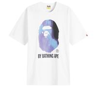 A Bathing Ape Men's Tie Dye By Bathing Ape T-Shirt White/Black