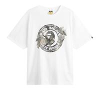 A Bathing Ape Men's Tree Edge Camo Busy Works T-Shirt White X Brown