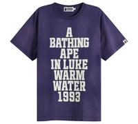 A Bathing Ape Men's Vintage Effect T-Shirt Navy