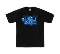 A Bathing Ape Palm Resort Camo Milo on Bape T-Shirt 'Black' 0ZXTEMX01410QBKX S