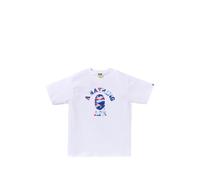 A BATHING APE® Screen Camo College T-shirt - White M-L