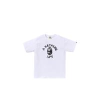 A BATHING APE® Screen Camo College T-shirt - White M-L-XL