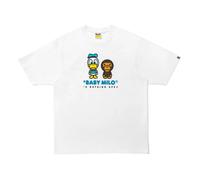 A Bathing Ape x Disney Donald Duck Baby Milo Relaxed Fit T-Shirt 'White' 0ZXTEM917101Q-WHT M