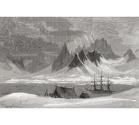 A bay in Spitzbergen or Spitsbergen northern Norway from the La Recherche Expedition of 1838 to 1840 a French Admiralty expedition. From The Universe or The Infinitely Great and the Infinitely Little
