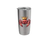 A Beachside Throne for The Crabby King Stainless Steel Insulated Tumbler