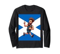 A Beaming Scottish Rugby Player Long Sleeve T-Shirt