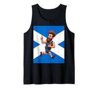 A Beaming Scottish Rugby Player Tank Top