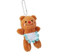 (A) Bear Bag Keychain | Bear Plush Keychain Toy | Charm Accessory Keyring Pendant, Fluffy Girly Keychain with Stuffed Bears for Purse Backpack